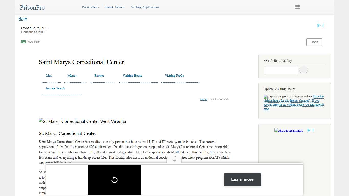 Saint Marys Correctional Center