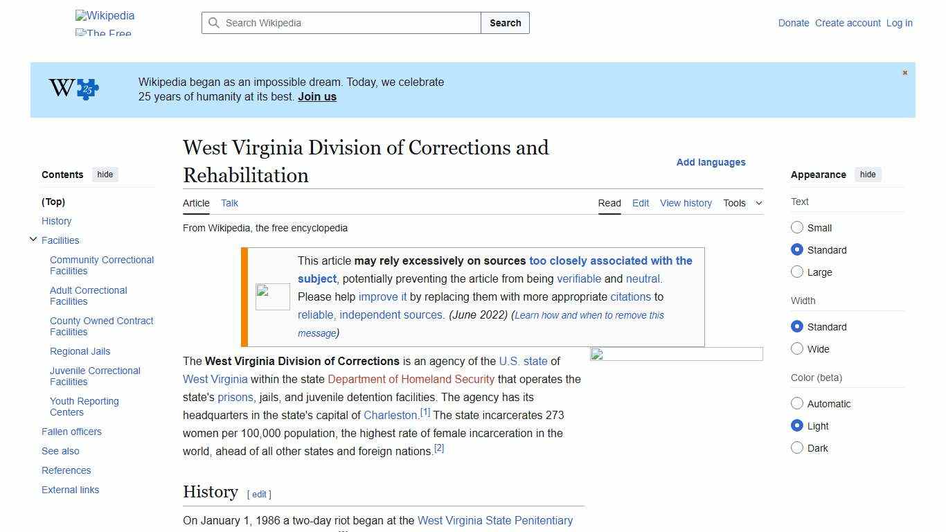 West Virginia Division of Corrections and Rehabilitation - Wikipedia